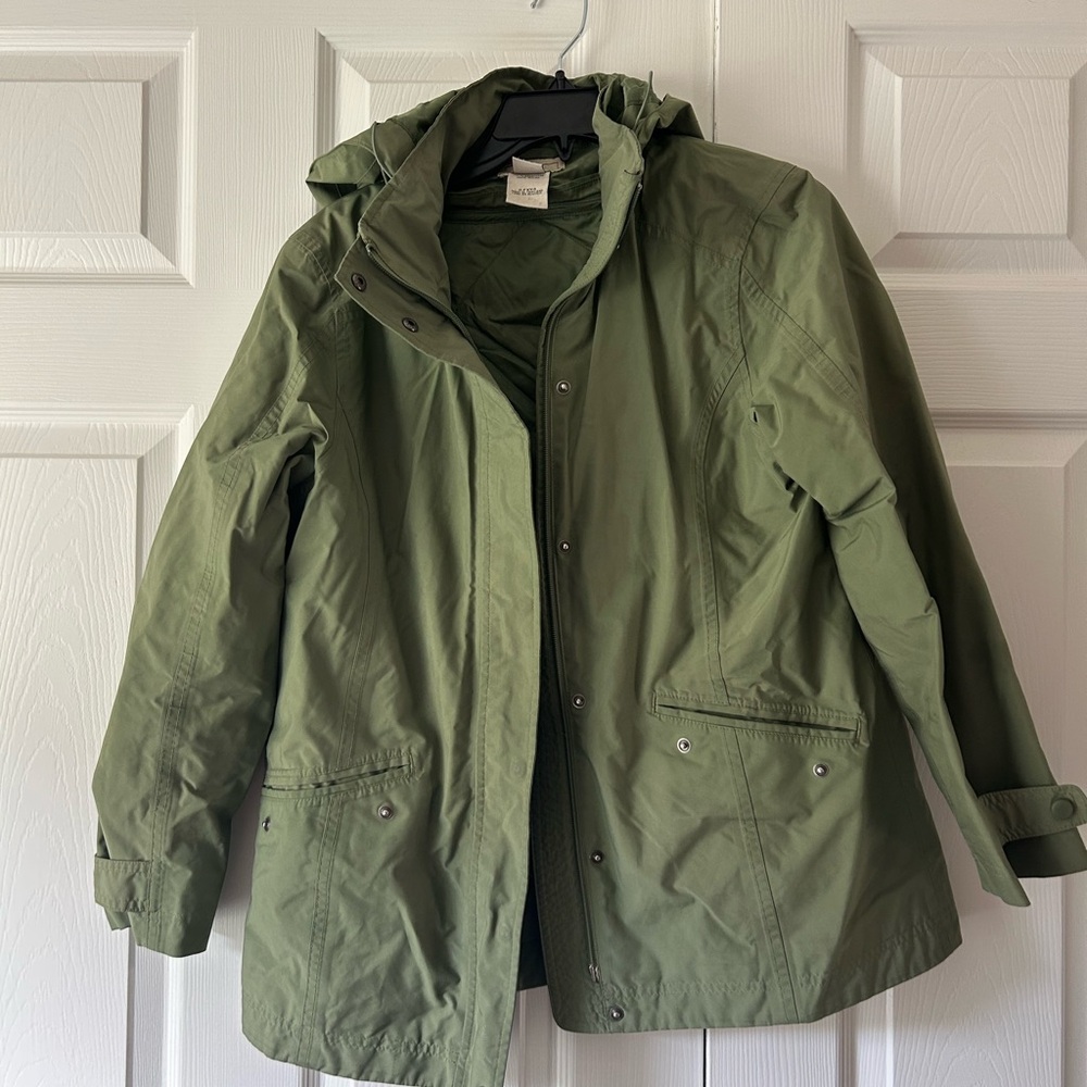 L.L. Bean Women's Olive Outerwear